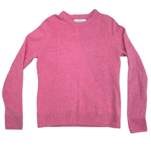 H & M Label of Graded Goods Sweater Bubblegum Pink Crew Neck Pullover - Picture 3 of 7